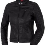 Ladies Motorcycle Leather Jacket Chicago Black