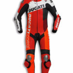 Men Racing Suit - Ducati Corse C6 Red & White