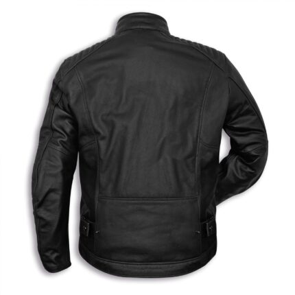 Heritage Leather Jacket for Street Riders - Black