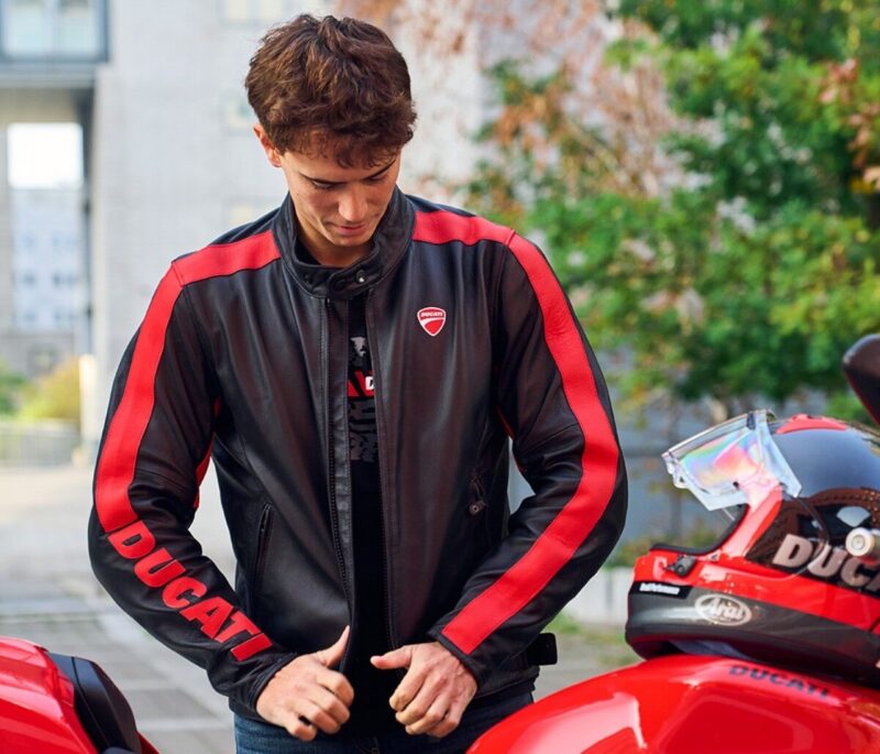 Ducati Heritage C2 Leather Jacket - Black