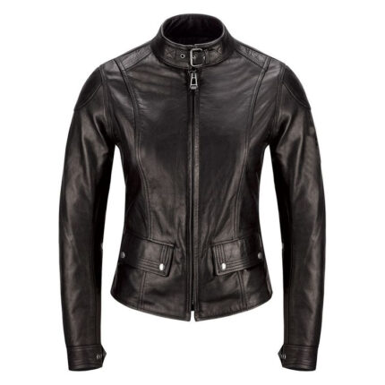 Women Vintage Leather Jacket Calthorpe Biker Classic