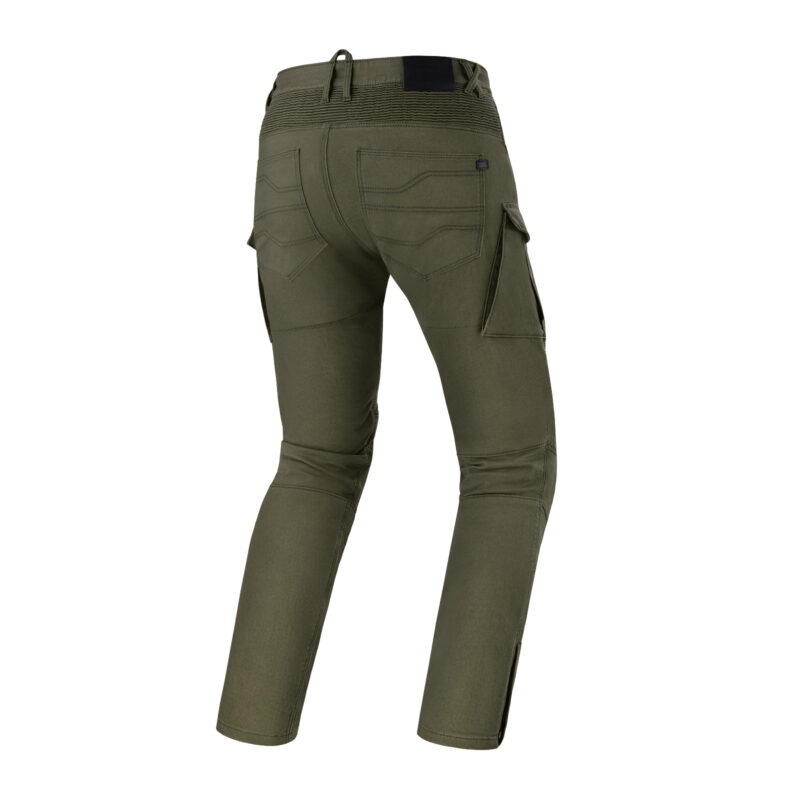 Men Motorcycle Pants Giro-2 Riding Cargo Jeans - Olive