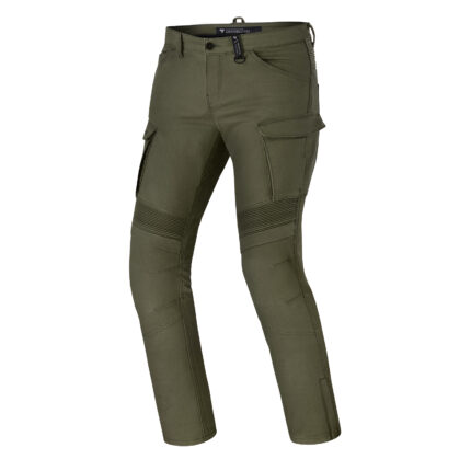 Men Motorcycle Pants Giro-2 Riding Cargo Jeans - Olive