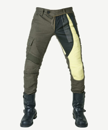 Men Kevlar Motorcycle Jeans MK-11 - OLIVE