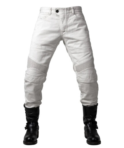 Men Kevlar Motorcycle Jeans MK-11 - CREME