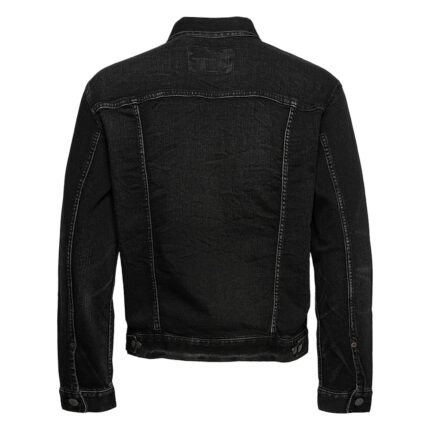 Motorcycle Denim Jacket Urban Riding Jacket - Black