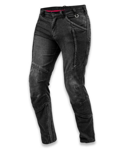 Men Kevlar Motorcycle Jeans GHOST Reinforced Jeans- Black