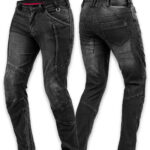 Men Kevlar Motorcycle Jeans GHOST Reinforced Jeans- Black