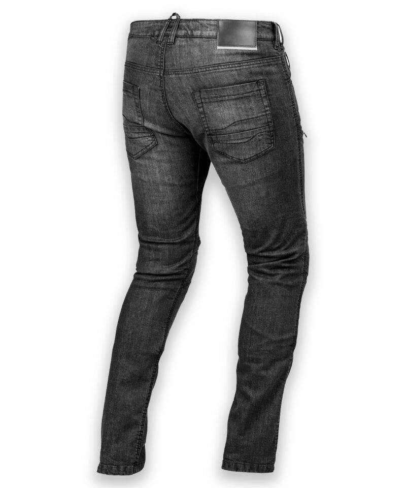 Mens Kevlar Jeans Gravel-3 Reinforced Jeans- Black