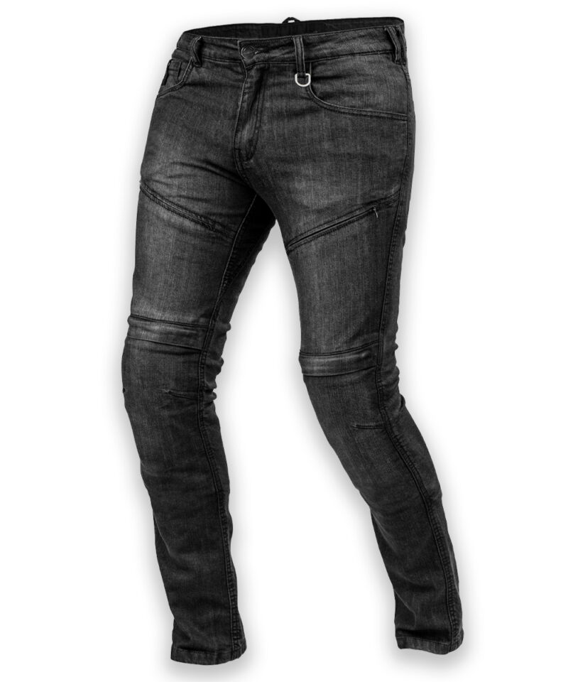 Mens Kevlar Jeans Gravel-3 Reinforced Jeans- Black