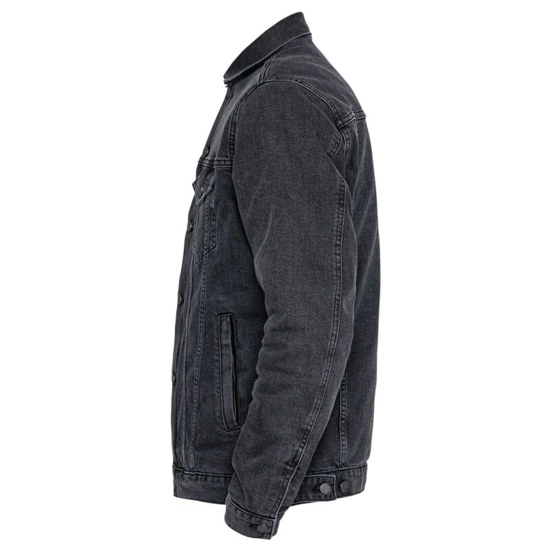 Motorcycle Denim Jacket Maverick Urban Jacket - Washed Black
