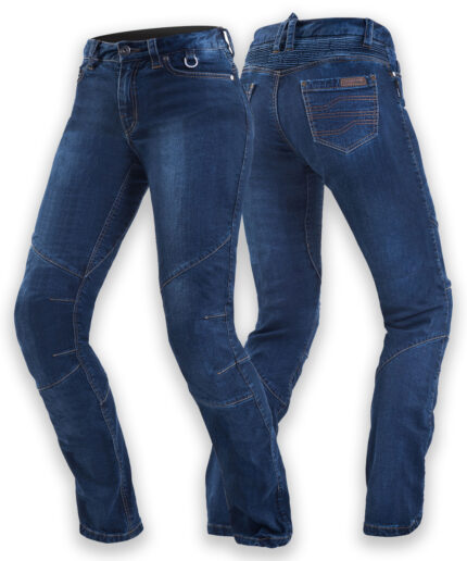 Motorcycle Jeans For Womens Sansa Reinforced Jeans- BLUE