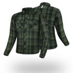 Motorcycle Shirts for Men Reinforced Shirt - Green