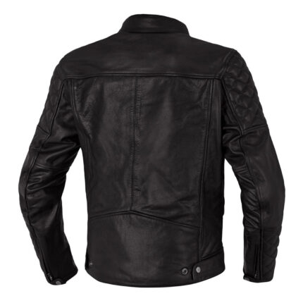 Chicago Leather Jacket Ladies Motorcycle Jacket - Black