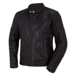 Chicago Leather Jacket Ladies Motorcycle Jacket - Black