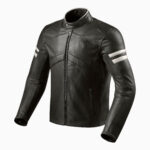 Vintage Motorcycle Leather Jacket For Men - Black