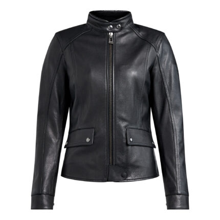 Ladies Leather Jacket Fairing Motorcycle Jacket