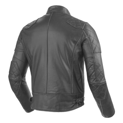 Vintage Leather Jacket Men Cafe Racer Retro Jacket