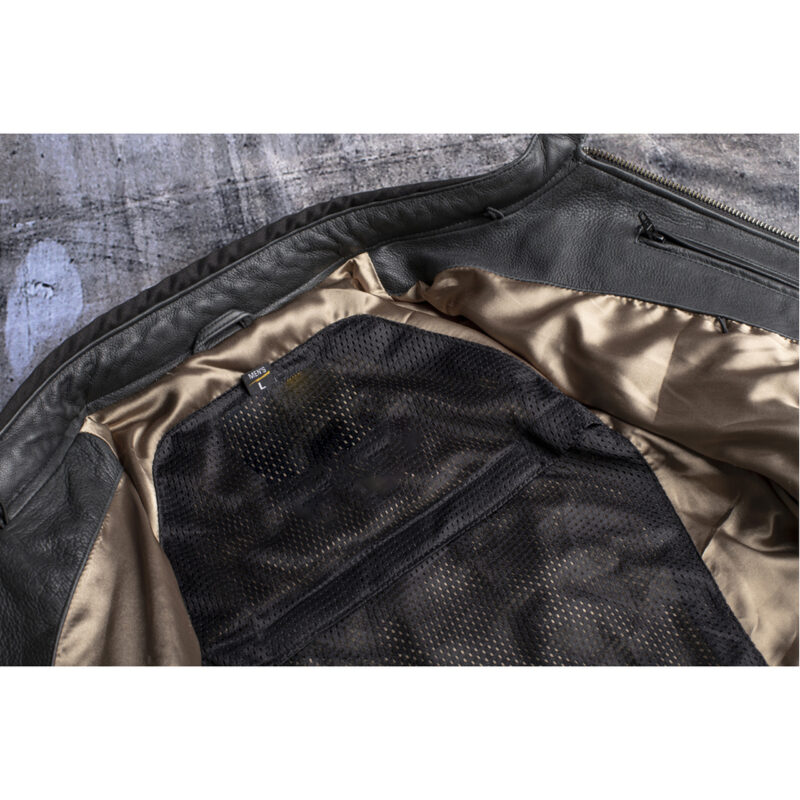 Motorcycle Leather Jacket Men Traditional Jacket