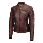 Ladies Motorcycle Jacket Meven Leather Jacket