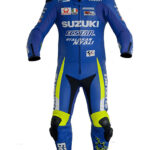 Suzuki Motorbike Racing Leather Suit Motorcycle Sports