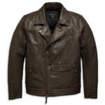 Men Maverick Leather Harley-Davidson Biker Jacket - Brown