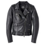 Leather Biker Jacket Women Harley-Davidson 120th