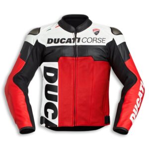 Ducati Corse C5 Jacket Men Motorcycle Leather Jacket