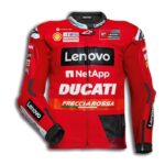 Men Motorcycle Leather Jacket Ducati MotoGP 22