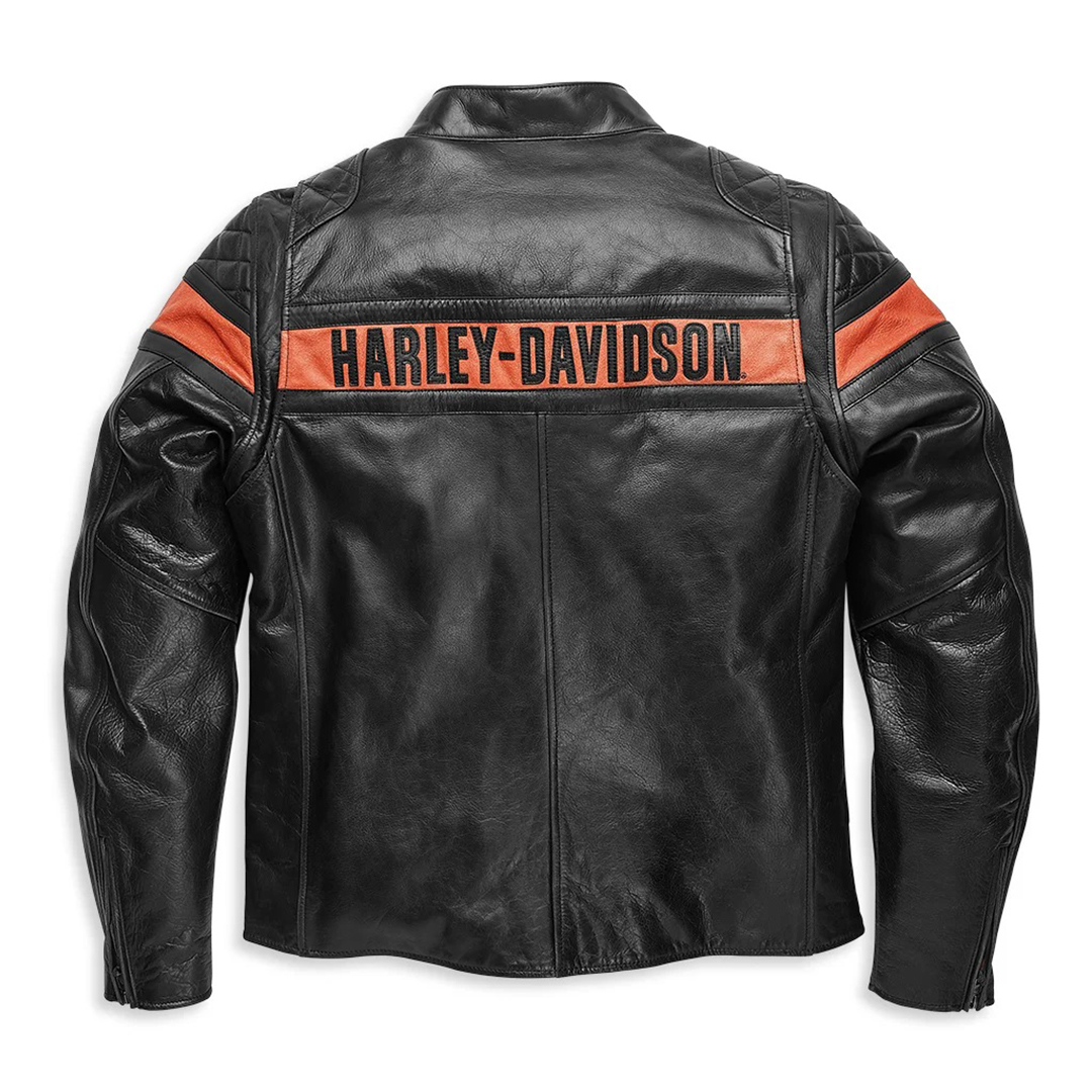 Harley Davidson Victory Sweep Leather Jacket