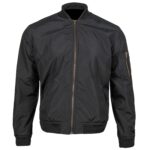 Motorcycle Riding Jacket John Doe Bomber Jacket - Black