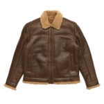 Shearling Leather Jacket Limited Edition - Brown