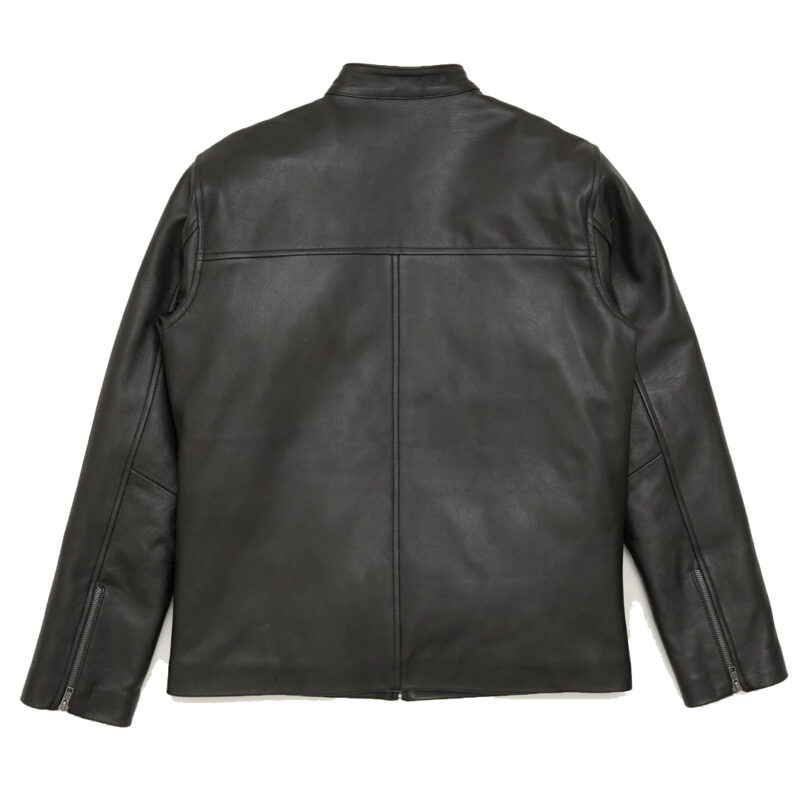 Moto Leather Jacket For Men - Black