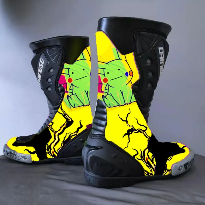Pikachu Edition Women Race Suit, Boots & Gloves
