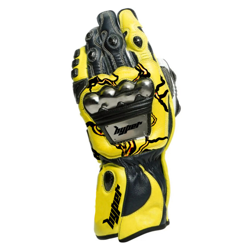 pikachu edition leather race gloves for men and women and kids