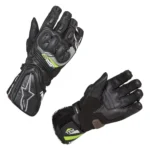 Leather Gloves Kawasaki Lucca Riding Gloves