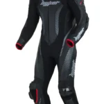 Motorcycle Suit Legendary 1-Piece Leather Race Suit - BLACK