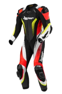 Leather Race Suit Legendary 1-Piece Motorcycle Suit - Red