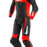 Men Motorcycle Suit Mistel 2-Piece Leather Race Suit - RED