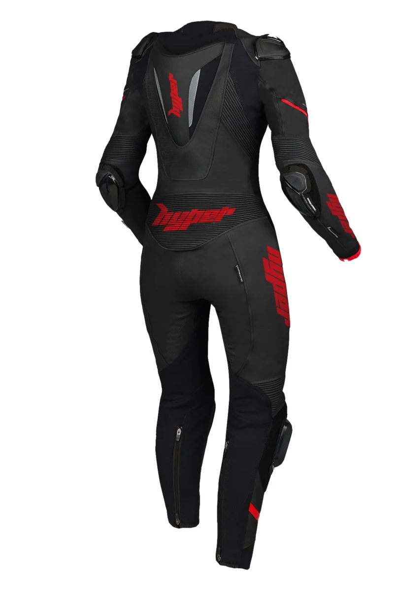Ladies Motorcycle Race Suit Hyper Miura RS 1-PC - Black