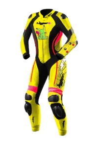 Pikachu Edition Women Race Suit Fully Customizable Leather Suit