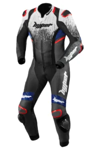 Leather Racing Suit Quantum 2 Motorbike Suit - White