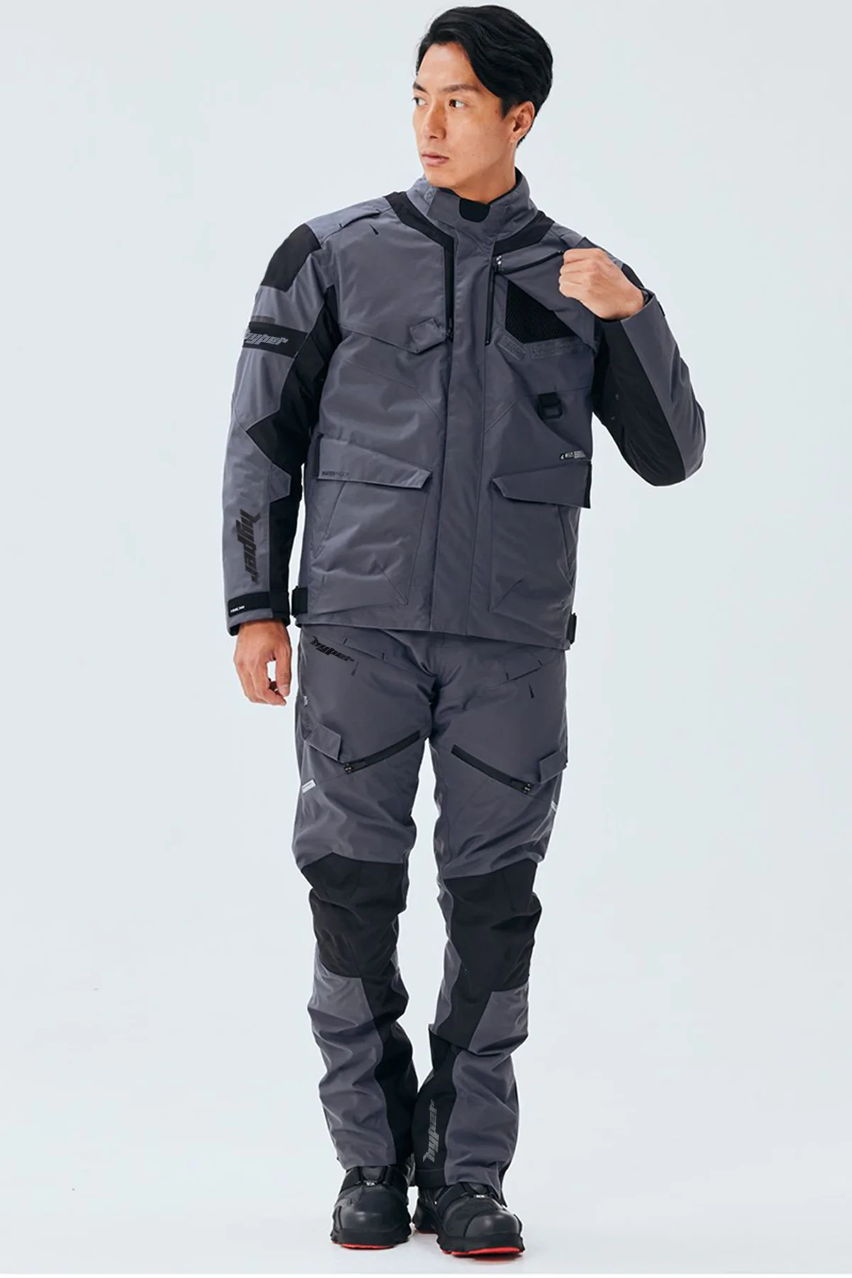 Motorcycle Waterproof Riding Pants Dry Master Trousers - Grey