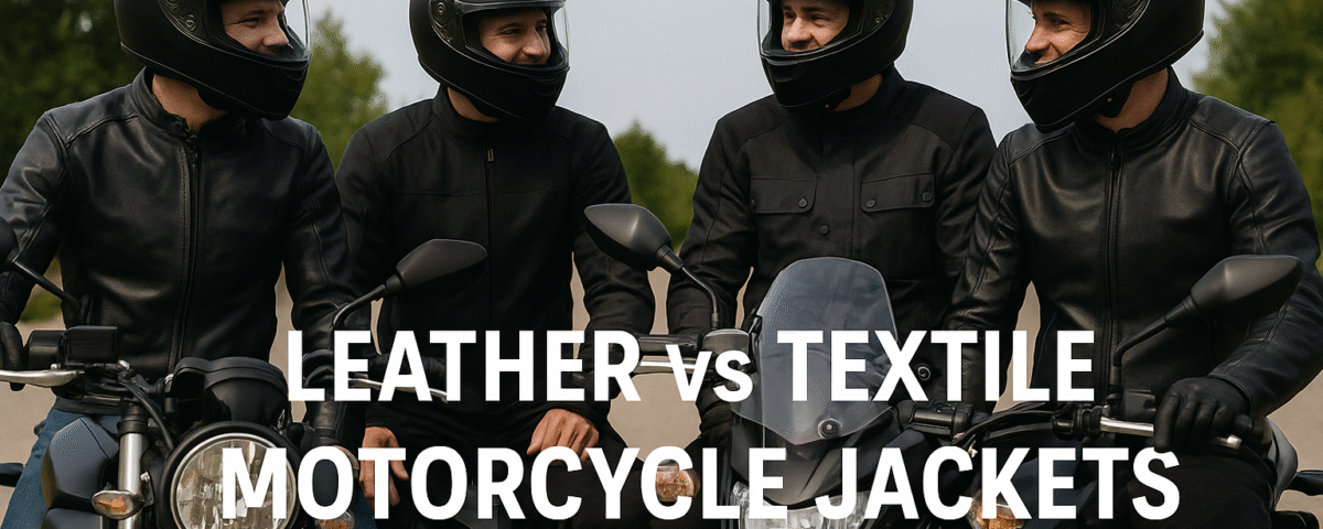 Leather vs Textile Motorcycle Jackets – Which One is Right for You?