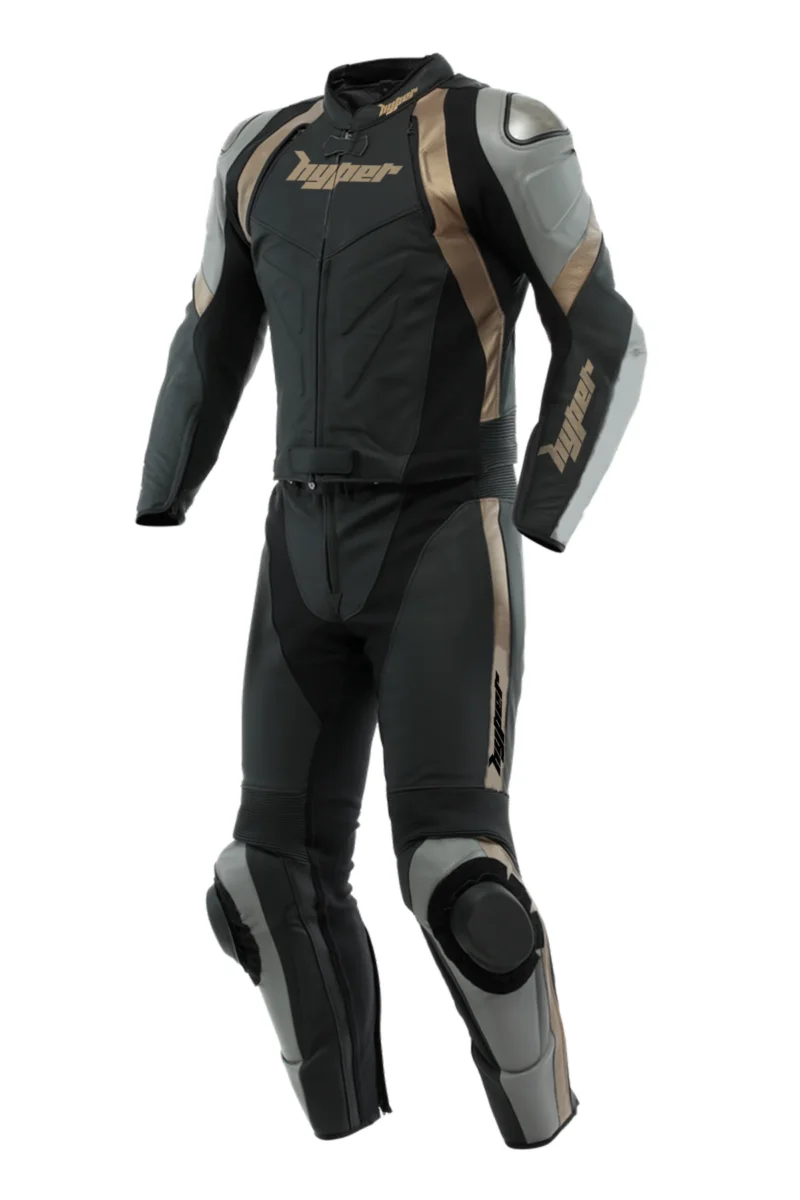 Motorcycle Leather Suit Avro Men 2-Piece Race Suit