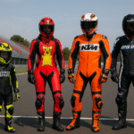 Kids Motorcycle Leather Suit One Piece Junior Race Suit