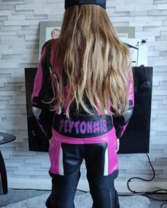 junior leather race suit
