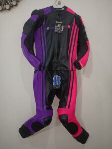 women custom leather race suit
