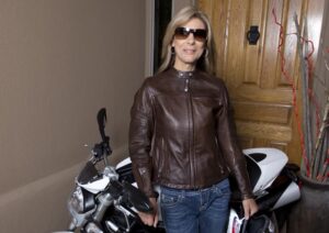 women motorbike leather jacket