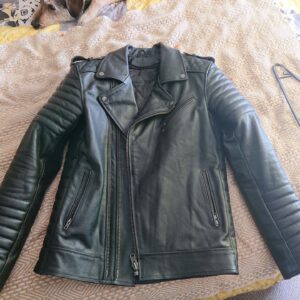 men biker leather jacket
